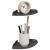 Raft suspendat cu raft cu depozitare 2 pcs Negru 15 x 15 x 2 cm GartenMobel Dekor