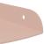 Raft suspendat cu raft cu depozitare 4 pcs Roz 15 x 15 x 2 cm GartenMobel Dekor