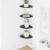 Raft suspendat cu raft 4 pcs Antracit 15 x 15 x 2 cm GartenMobel Dekor