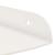 Raft suspendat cu raft cu depozitare 2 pcs Alb 15 x 15 x 2 cm GartenMobel Dekor