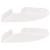Raft suspendat cu raft cu depozitare 2 pcs Alb 15 x 15 x 2 cm GartenMobel Dekor