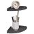 Raft suspendat cu raft cu depozitare 2 pcs Negru 18 x 18 x 2 cm GartenMobel Dekor
