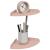 Raft suspendat cu raft cu depozitare 2 pcs Roz 18 x 18 x 2 cm GartenMobel Dekor