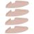 Raft suspendat cu raft cu depozitare 4 pcs Roz 18 x 18 x 2 cm GartenMobel Dekor
