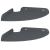 Raft suspendat cu raft 2 pcs Antracit 18 x 18 x 2 cm GartenMobel Dekor