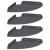 Raft suspendat cu raft 4 pcs Antracit 18 x 18 x 2 cm GartenMobel Dekor