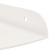 Raft suspendat cu raft cu depozitare 2 pcs Alb 18 x 18 x 2 cm GartenMobel Dekor