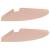 Raft suspendat cu raft cu depozitare 2 pcs Roz 24 x 24 x 2 cm GartenMobel Dekor
