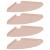 Raft suspendat cu raft cu depozitare 4 pcs Roz 24 x 24 x 2 cm GartenMobel Dekor