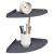 Raft suspendat cu raft 2 pcs Antracit 24 x 24 x 2 cm GartenMobel Dekor