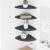 Raft suspendat cu raft 4 pcs Antracit 24 x 24 x 2,3 cm GartenMobel Dekor