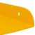 Raft suspendat cu raft 4 pcs Galben muștar 24 x 24 x 2 cm GartenMobel Dekor