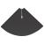 Raft suspendat cu raft cu depozitare 4 pcs Negru 30 x 30 x 2 cm GartenMobel Dekor