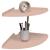 Raft suspendat cu raft cu depozitare 2 pcs Roz 30 x 30 x 2 cm GartenMobel Dekor