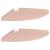Raft suspendat cu raft cu depozitare 2 pcs Roz 30 x 30 x 2 cm GartenMobel Dekor