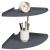 Raft suspendat cu raft 2 pcs Antracit 30 x 30 x 2 cm GartenMobel Dekor