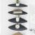 Raft suspendat cu raft 4 pcs Antracit 30 x 30 x 2 cm GartenMobel Dekor