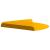 Raft suspendat cu raft 2 pcs Galben muștar 30 x 30 x 2 cm GartenMobel Dekor