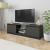 Dulap TV, gri, 120x30x35,5 cm, lemn prelucrat GartenMobel Dekor