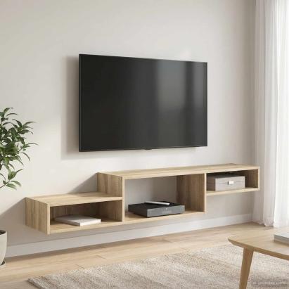 Sistem de TV montat pe perete Montare pe perete Stejar Sonoma GartenMobel Dekor