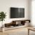 Sistem de TV montat pe perete Montare pe perete Stejar fumuriu GartenMobel Dekor