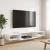 Sistem de TV montat pe perete Montare pe perete Alb GartenMobel Dekor