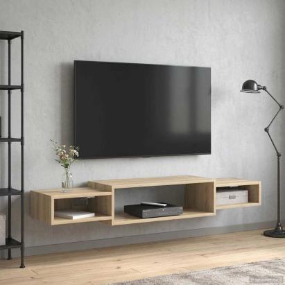 Sistem de TV montat pe perete Montare pe perete Stejar Sonoma GartenMobel Dekor