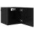 Dulap TV montat pe perete 4 pcs Stejar Negru 30,5 x 30 x 30 cm GartenMobel Dekor