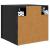 Dulap TV montat pe perete 4 pcs Stejar Negru 30,5 x 30 x 30 cm GartenMobel Dekor