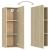 Comode TV, 2 buc., stejar Sonoma, 30,5x30x90 cm, lemn prelucrat GartenMobel Dekor