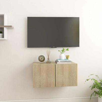 Dulap TV suspendat, stejar sonoma, 60x30x30 cm GartenMobel Dekor