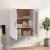 Dulap de perete suspendat, alb, 69,5x32,5x90 cm GartenMobel Dekor