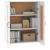 Dulap de perete suspendat, alb, 69,5x32,5x90 cm GartenMobel Dekor