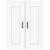 Dulap de perete suspendat, alb, 69,5x32,5x90 cm GartenMobel Dekor