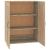 Dulap de perete suspendat, stejar sonoma, 69,5x32,5x90 cm GartenMobel Dekor