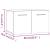 Dulap de perete, alb, 60x36,5x35 cm, lemn prelucrat GartenMobel Dekor