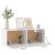 Dulap de perete, alb, 100x36,5x35 cm, lemn prelucrat GartenMobel Dekor