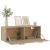 Dulap de perete, stejar sonoma, 100x36,5x35 cm, lemn prelucrat GartenMobel Dekor