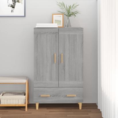 Dulap înalt, gri sonoma, 70x31x115 cm, lemn compozit GartenMobel Dekor