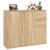 Bufet Stejar Sonoma 91x29,5x75 cm Lemn stratificat GartenMobel Dekor