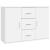 Dulap, alb, 91x29,5x65 cm, lemn prelucrat GartenMobel Dekor