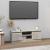 Comodă TV cu ușă, gri beton, 102x30x36 cm GartenMobel Dekor