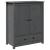 Dulap, gri, 83x41,5x100 cm, lemn masiv de pin GartenMobel Dekor