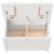 Cutie de depozitare, alb, 60x32x45,5 cm, lemn masiv de pin GartenMobel Dekor