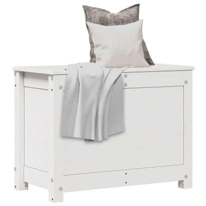 Cutie de depozitare, alb, 60x32x45,5 cm, lemn masiv de pin GartenMobel Dekor