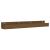 Rafturi de perete 2 buc. maro miere 80x12x9 cm lemn masiv pin GartenMobel Dekor
