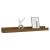 Rafturi de perete 2 buc. maro miere 110x12x9 cm lemn masiv pin GartenMobel Dekor