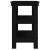 Banc de lucru, negru, 78,5x50x80 cm, lemn masiv pin GartenMobel Dekor
