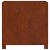 Jardinieră cu picioare, ruginiu, 50x50x50 cm, oțel corten GartenMobel Dekor