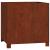 Jardiniere cu picioare 2 buc. ruginiu 50x50x50 cm oțel corten GartenMobel Dekor